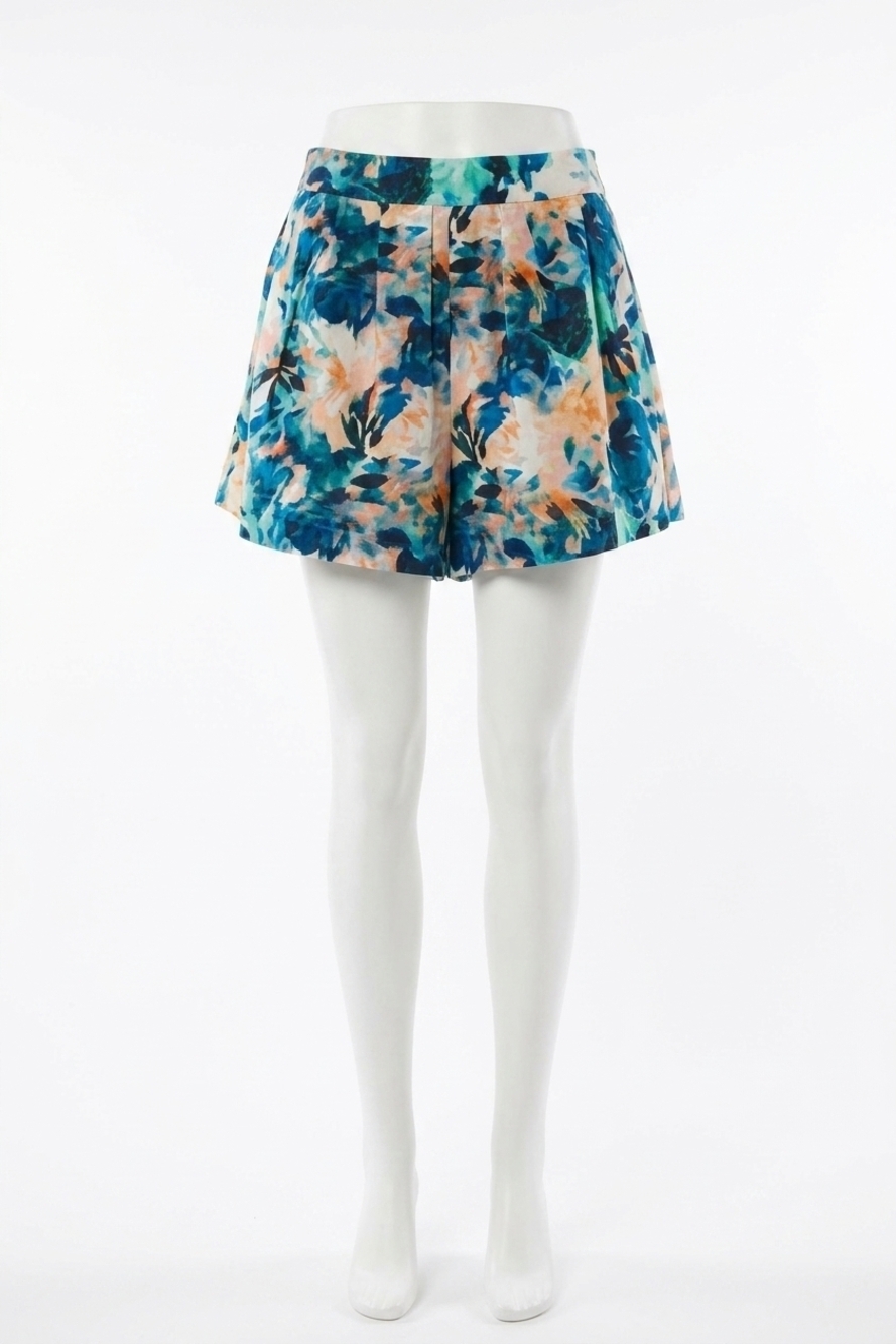 NEW ULLA JOHNSON rowan drawstring shorts in delphinium
